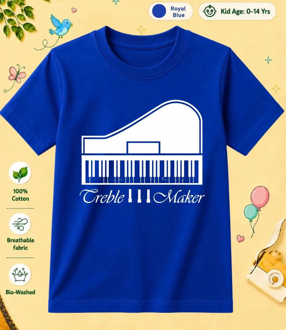 8 November Special Day Kid Cotton Tee Swiftsoul