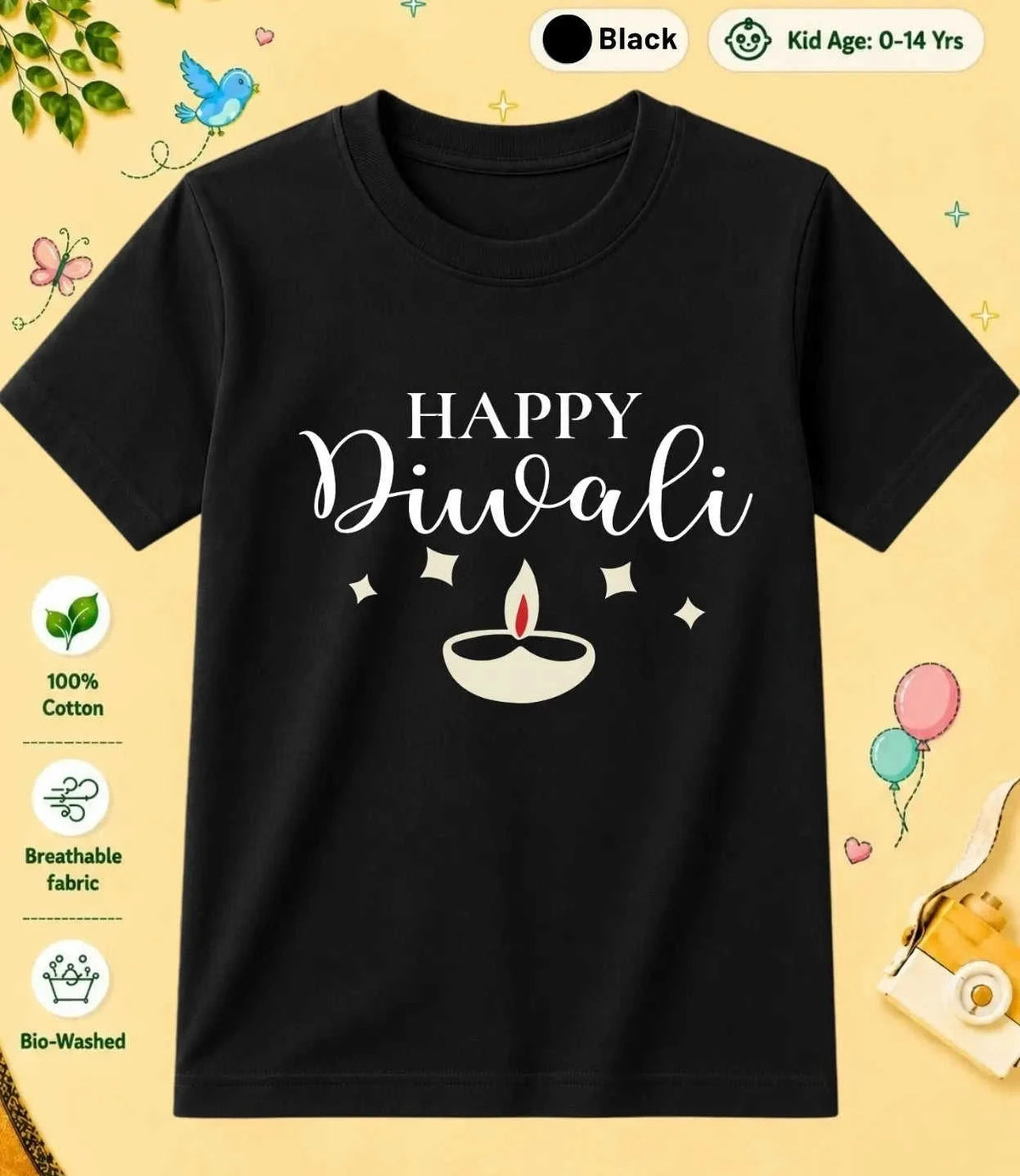 8 November Special Day Kid Cotton Tee Swiftsoul