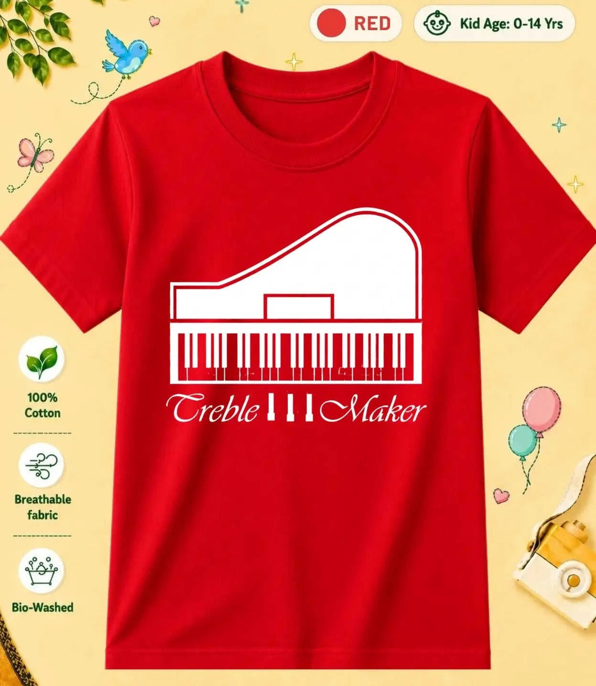 8 November Special Day Kid Cotton Tee Swiftsoul