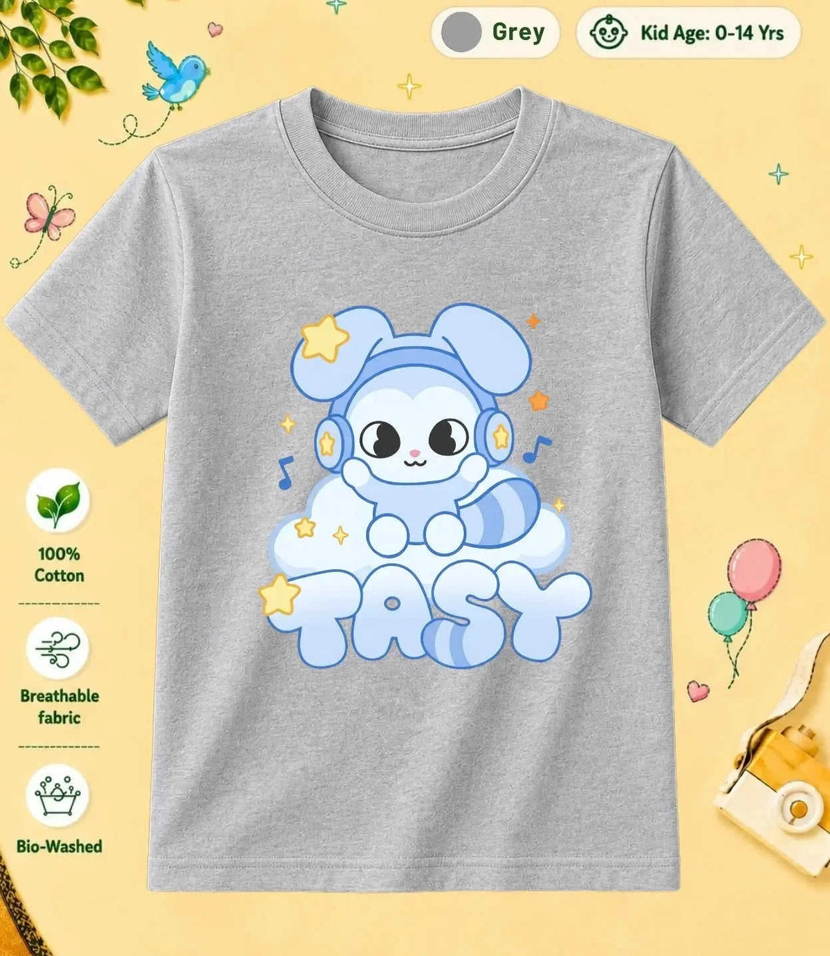 8 October Special Day Kid Cotton Tee Swiftsoul