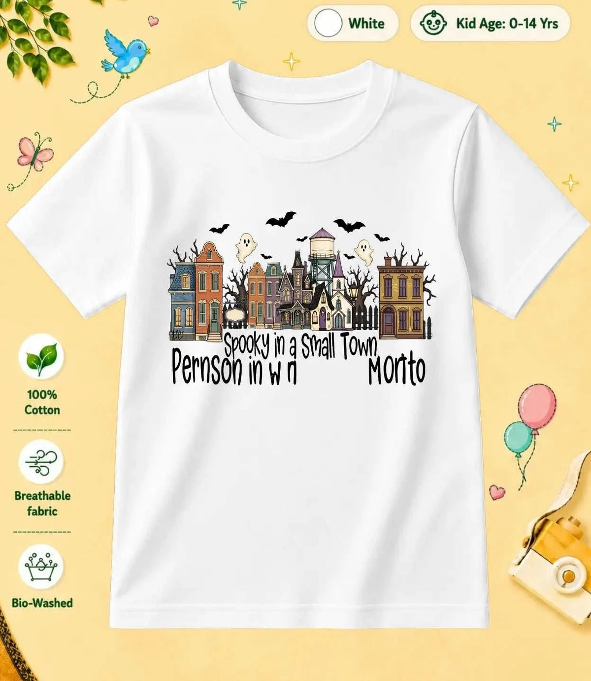 8 October Special Day Kid Cotton Tee Swiftsoul