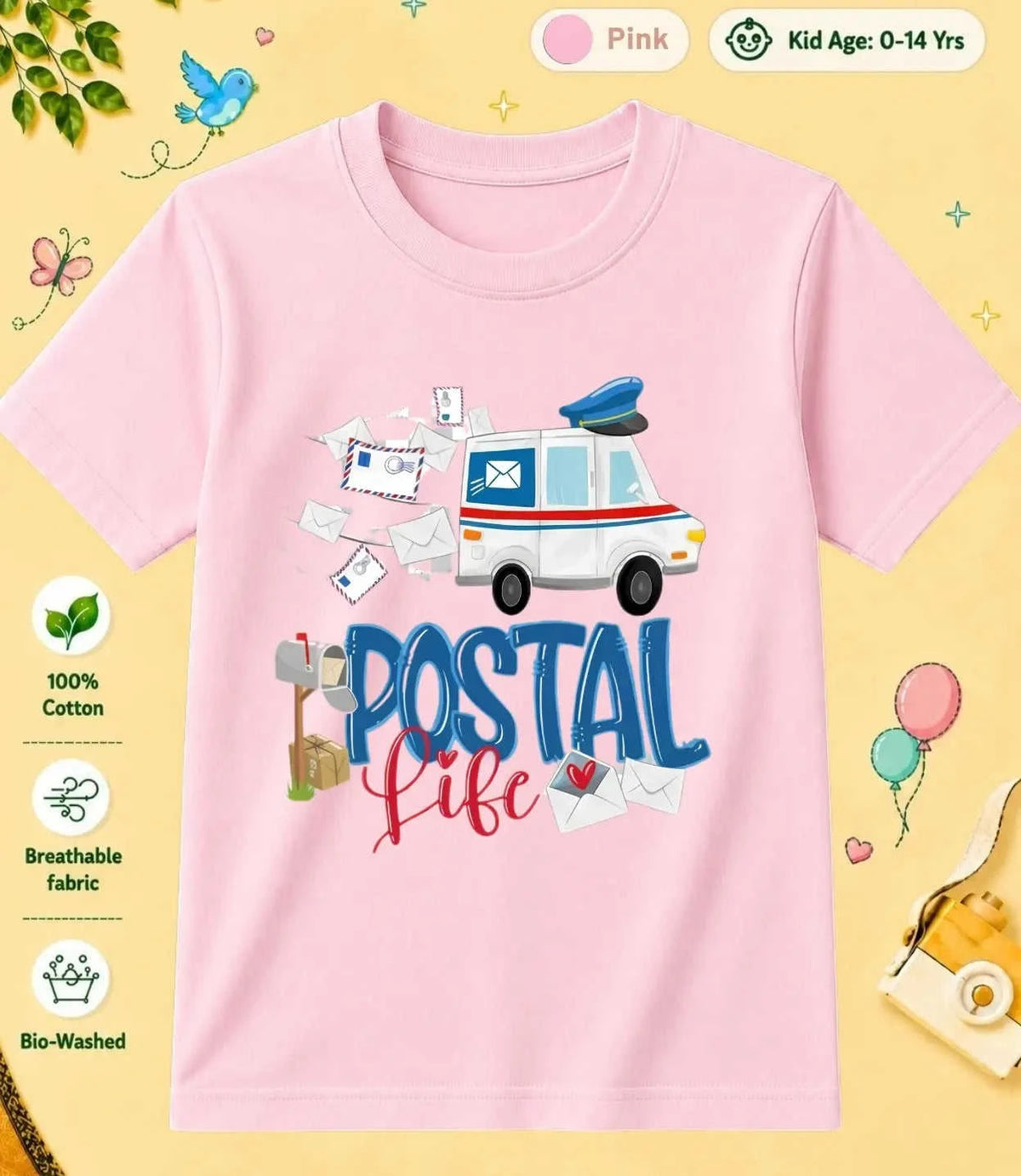 8 October Special Day Kid Cotton Tee Swiftsoul