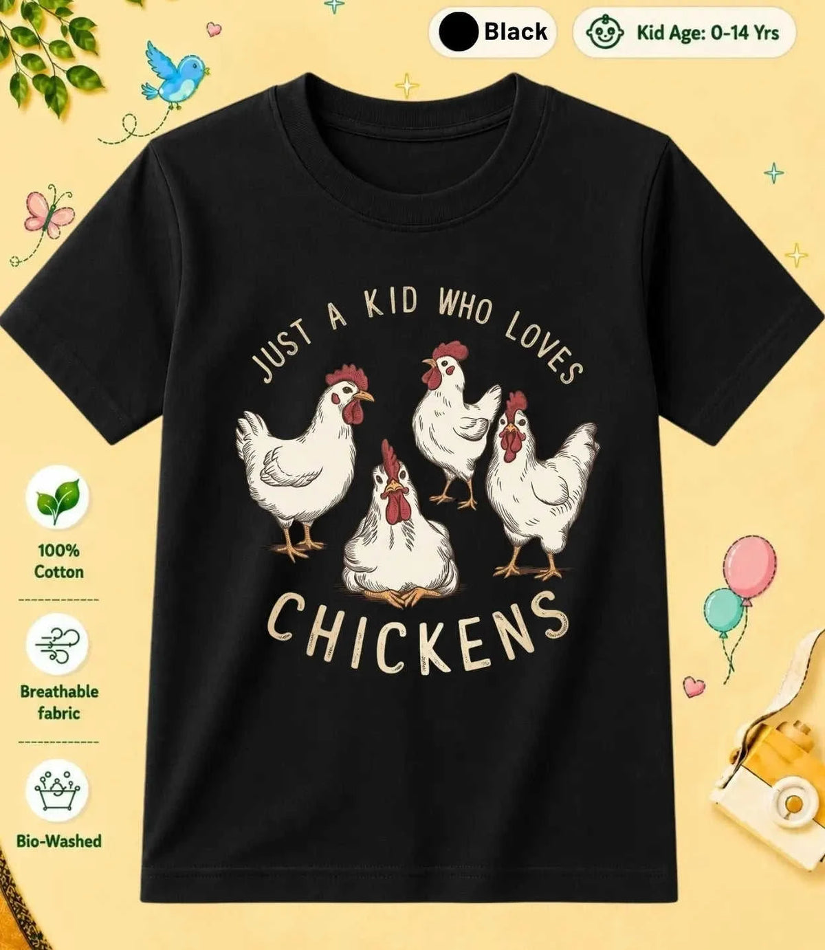 8 October Special Day Kid Cotton Tee Swiftsoul