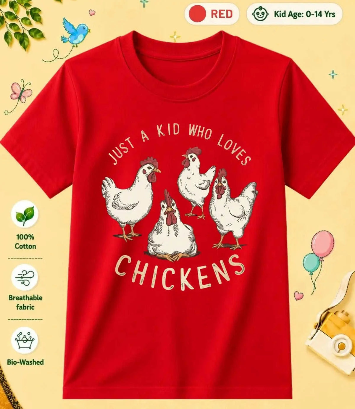 8 October Special Day Kid Cotton Tee Swiftsoul