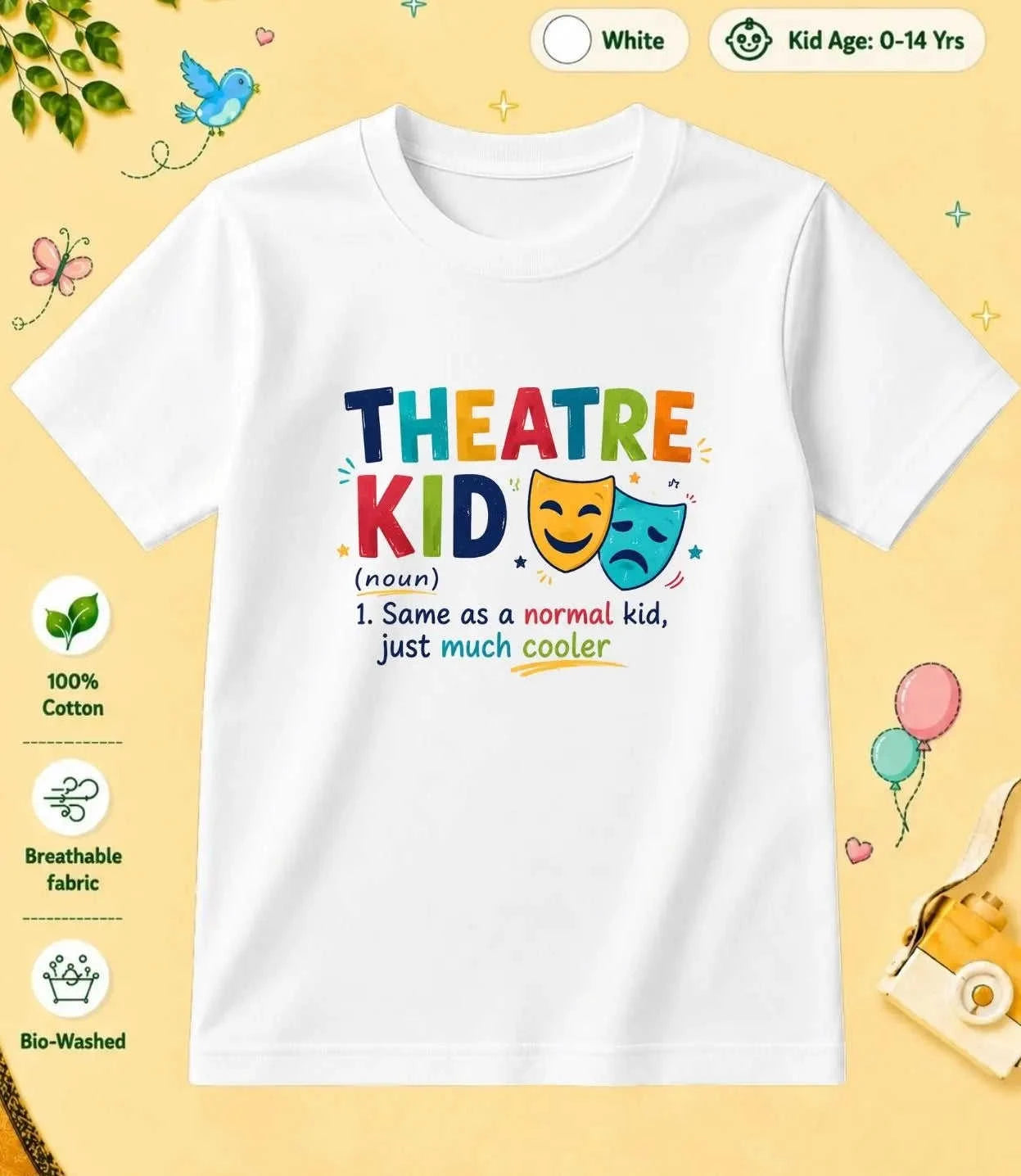 8 September Special Day Kid Cotton Tee Swiftsoul