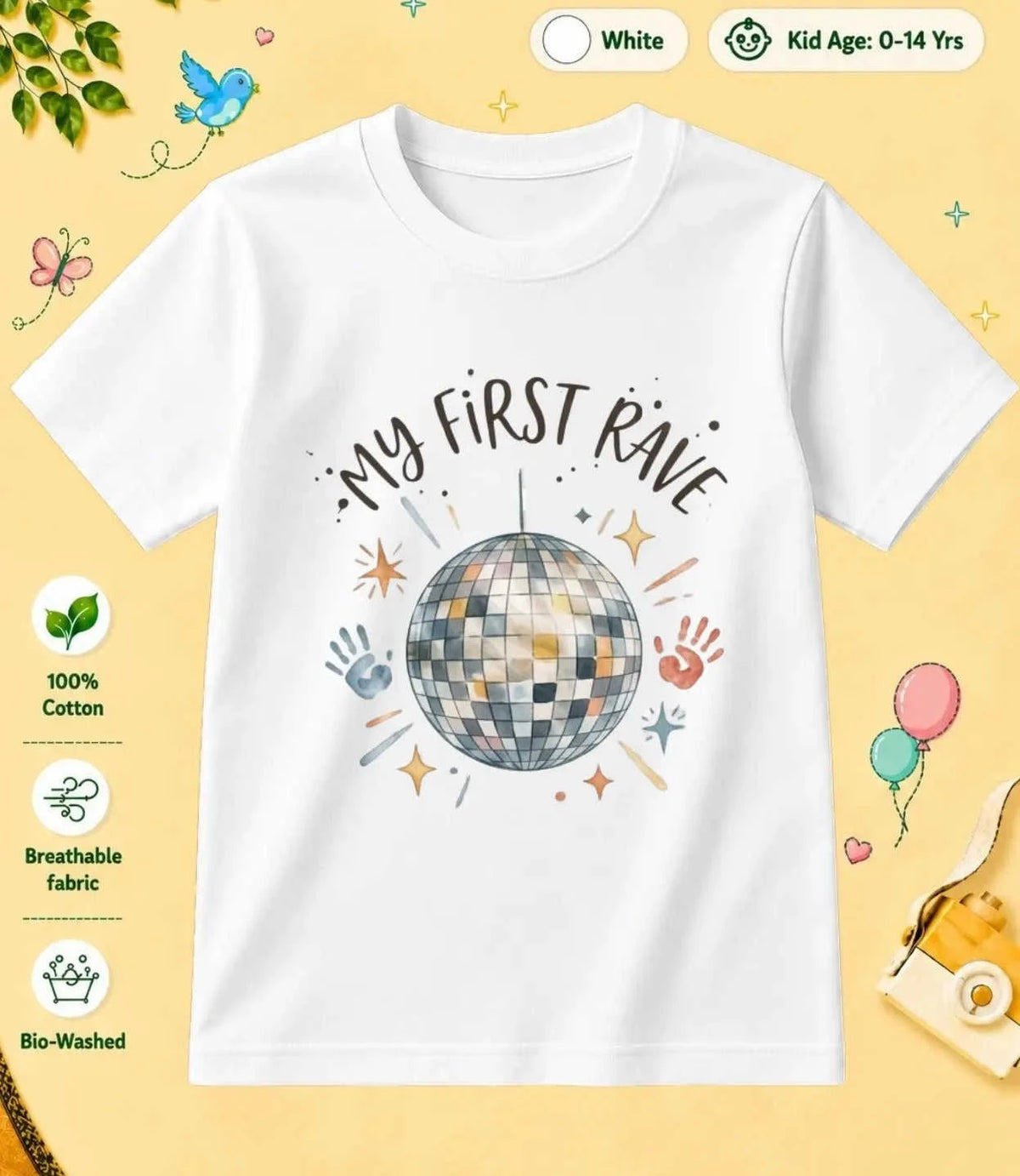 9 December Special Day Kid Cotton Tee Swiftsoul