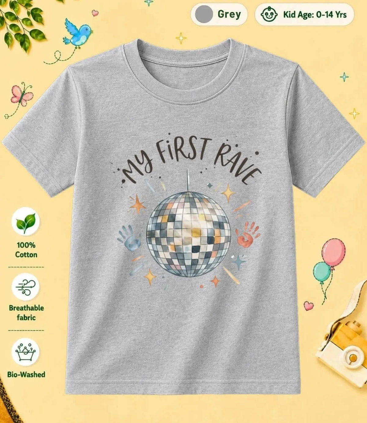 9 December Special Day Kid Cotton Tee Swiftsoul