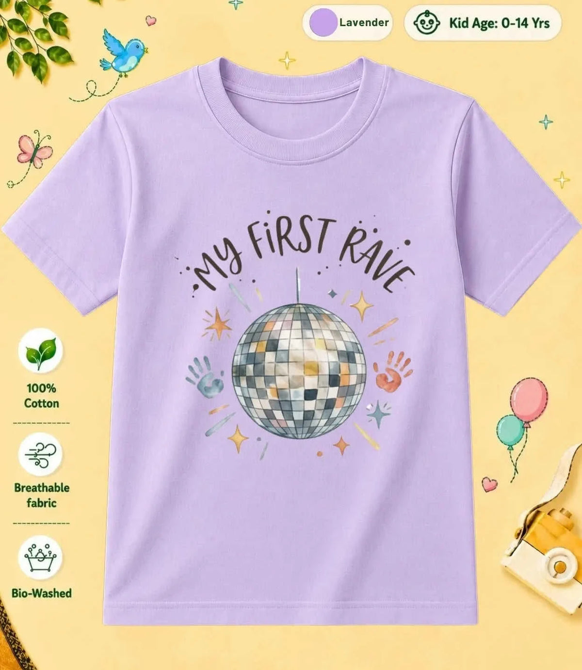 9 December Special Day Kid Cotton Tee Swiftsoul