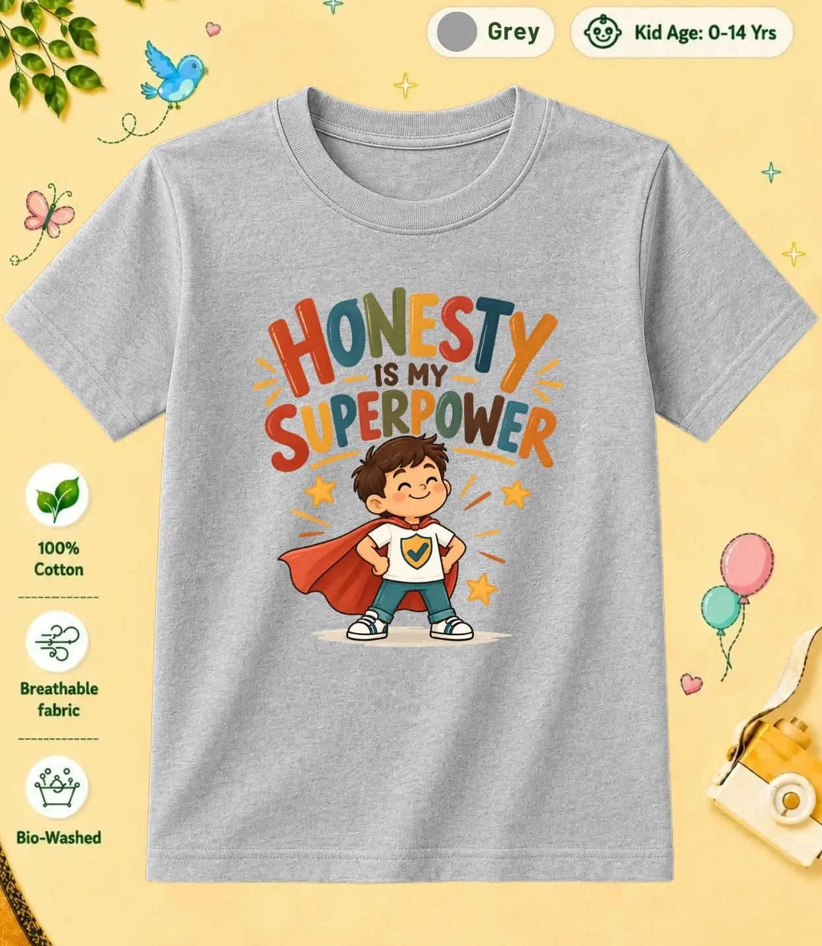 9 December Special Day Kid Cotton Tee Swiftsoul