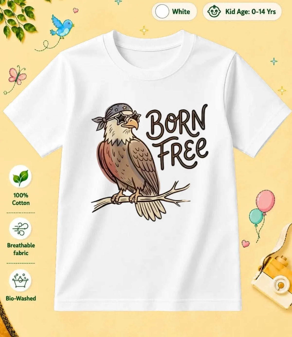 9 November Special Day Kid Cotton Tee Swiftsoul