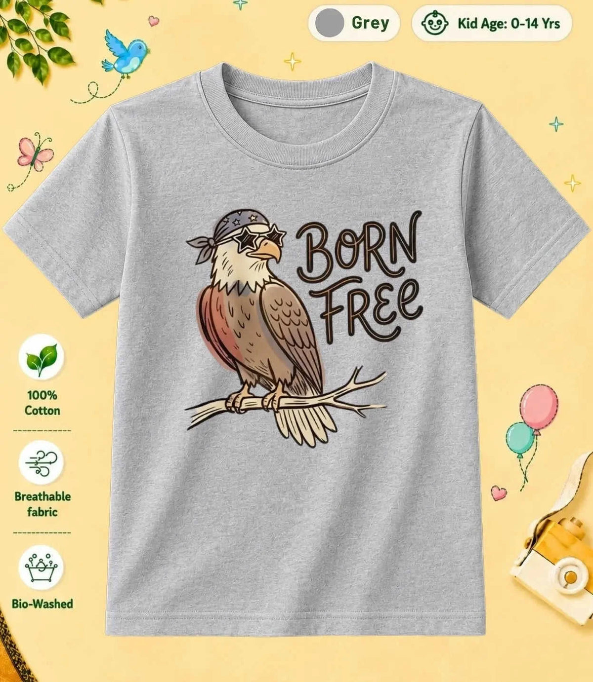 9 November Special Day Kid Cotton Tee Swiftsoul