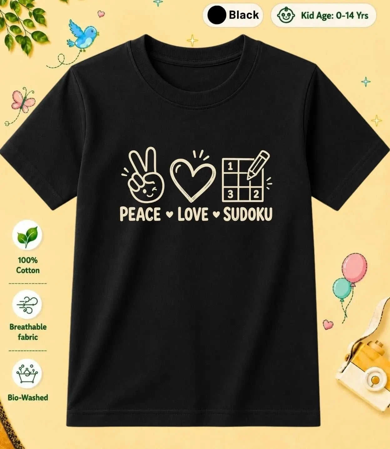 9 September Special Day Kid Cotton Tee Swiftsoul
