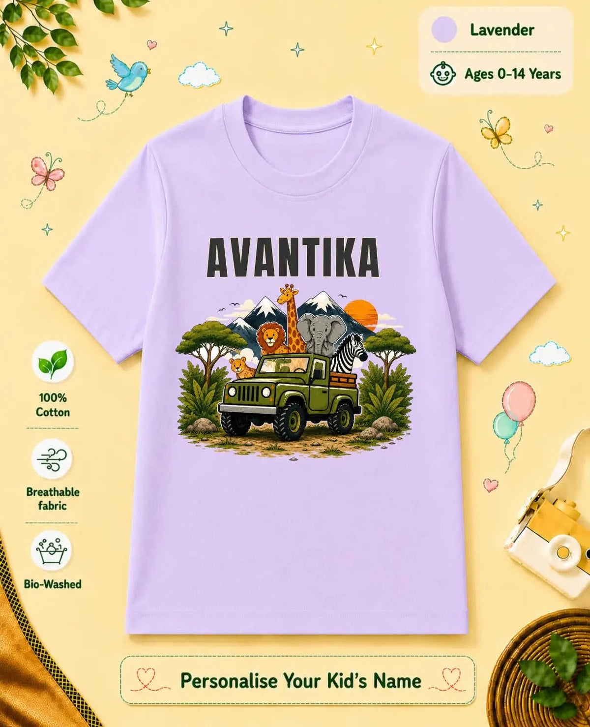 Adventure Custom Kid Cotton Tshirt Swiftsoul