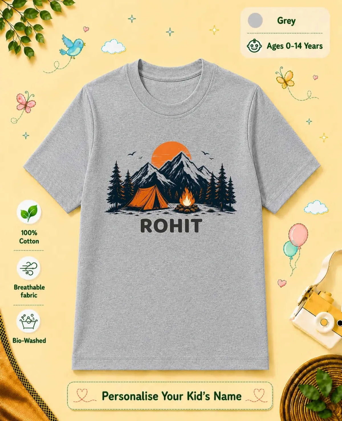 Adventure Custom Kid Cotton Tshirt Swiftsoul