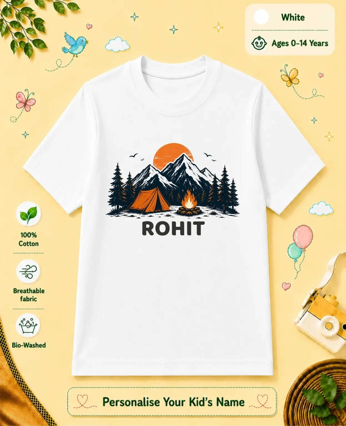 Adventure Custom Kid Cotton Tshirt Swiftsoul