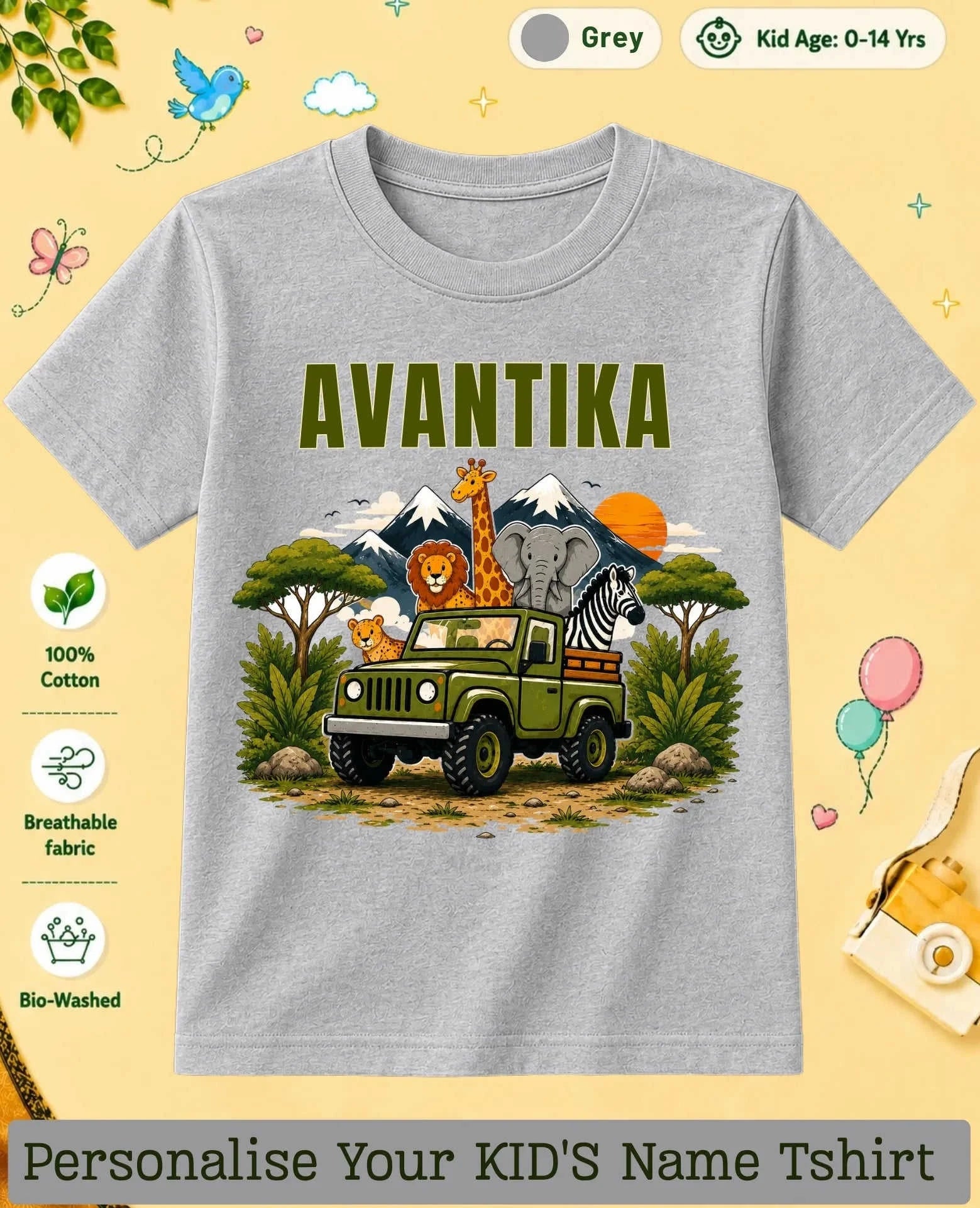 Adventure Custom Kid Cotton Tshirt Swiftsoul