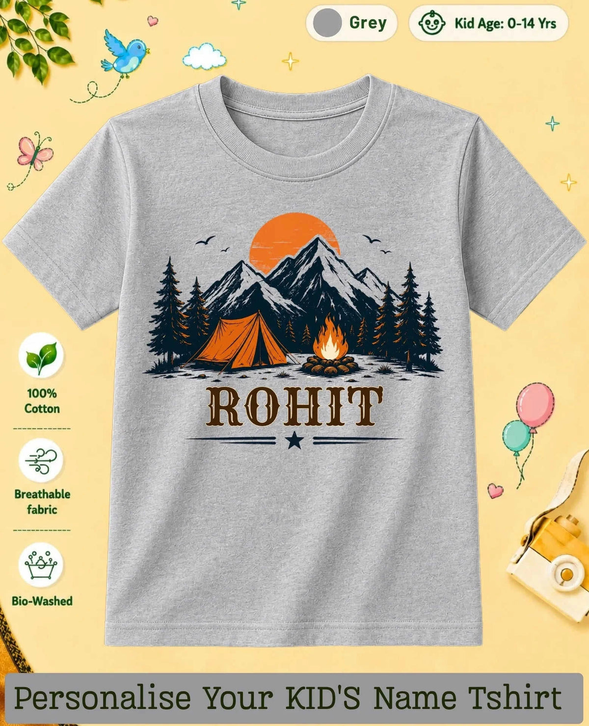 Adventure Custom Kid Cotton Tshirt Swiftsoul