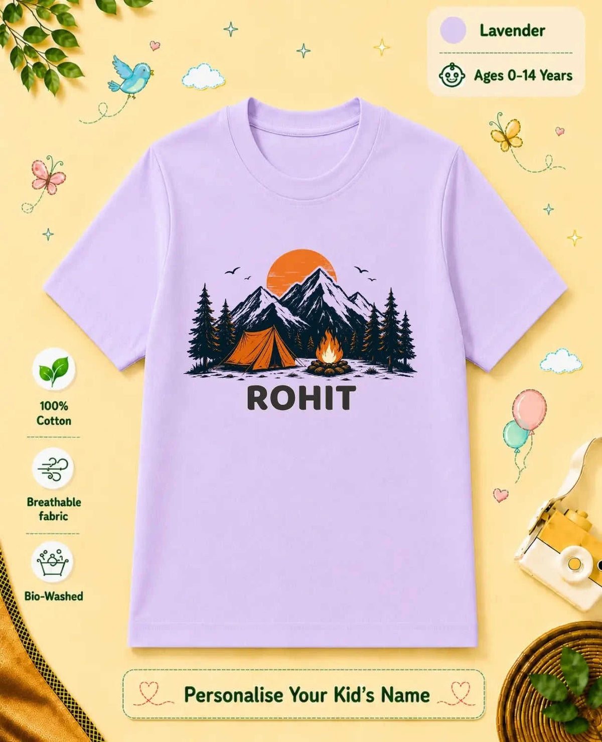Adventure Custom Kid Cotton Tshirt Swiftsoul