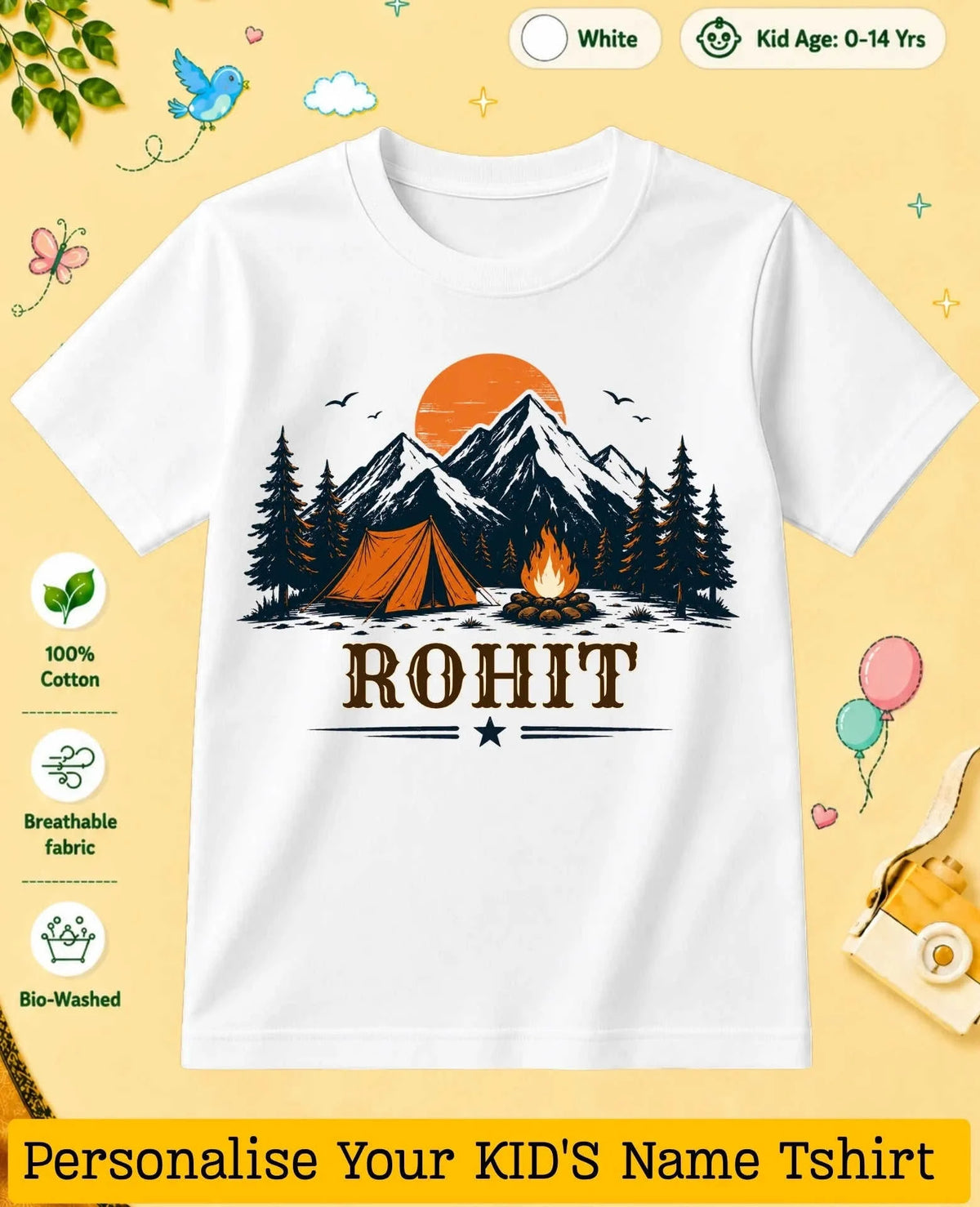 Adventure Custom Kid Cotton Tshirt Swiftsoul