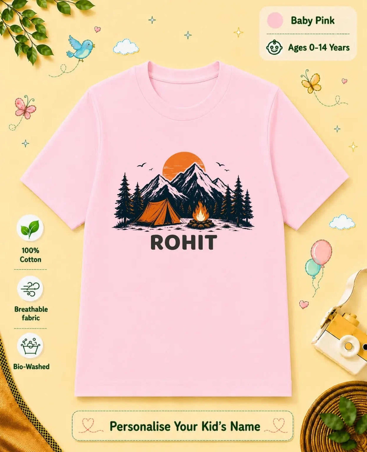 Adventure Custom Kid Cotton Tshirt Swiftsoul