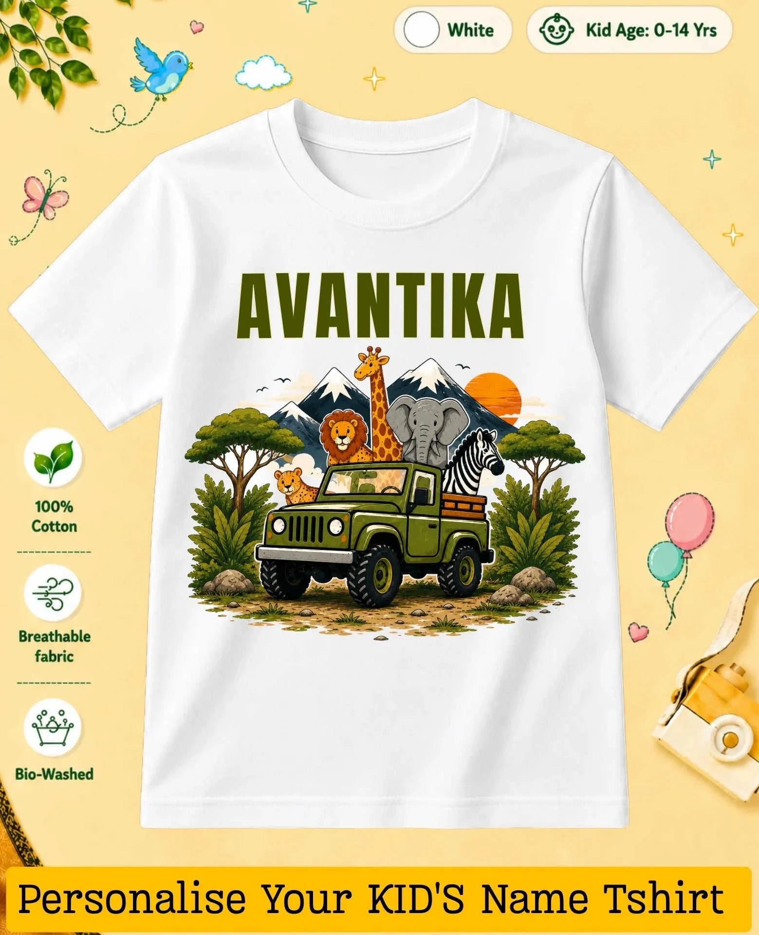 Adventure Custom Kid Cotton Tshirt Swiftsoul