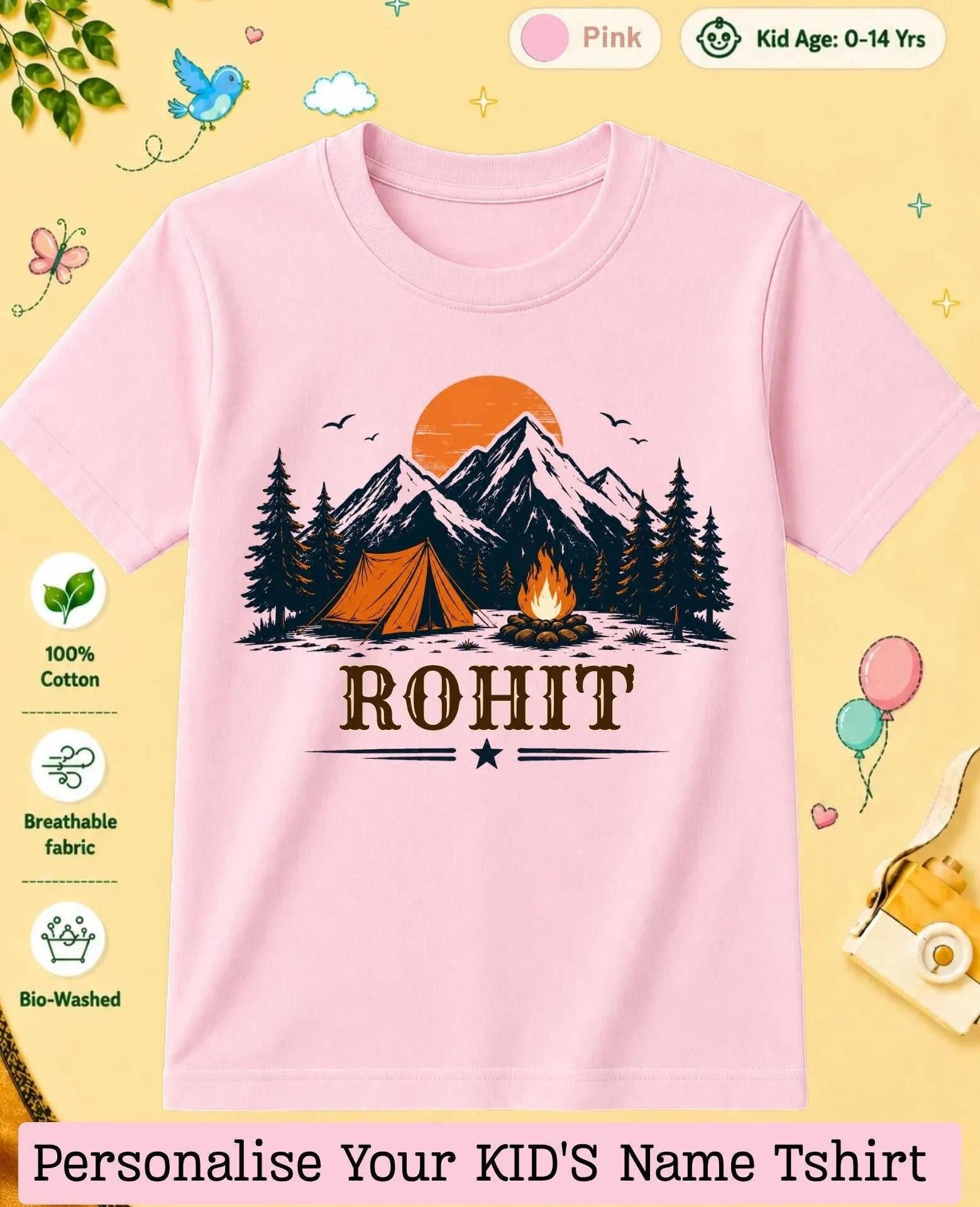 Adventure Custom Kid Cotton Tshirt Swiftsoul