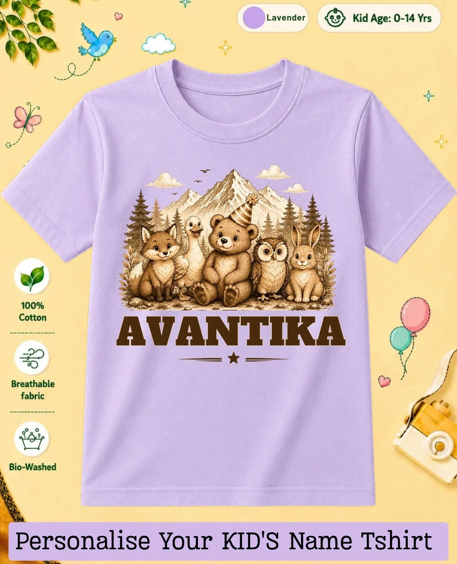 Adventure Custom Kid Cotton Tshirt Swiftsoul