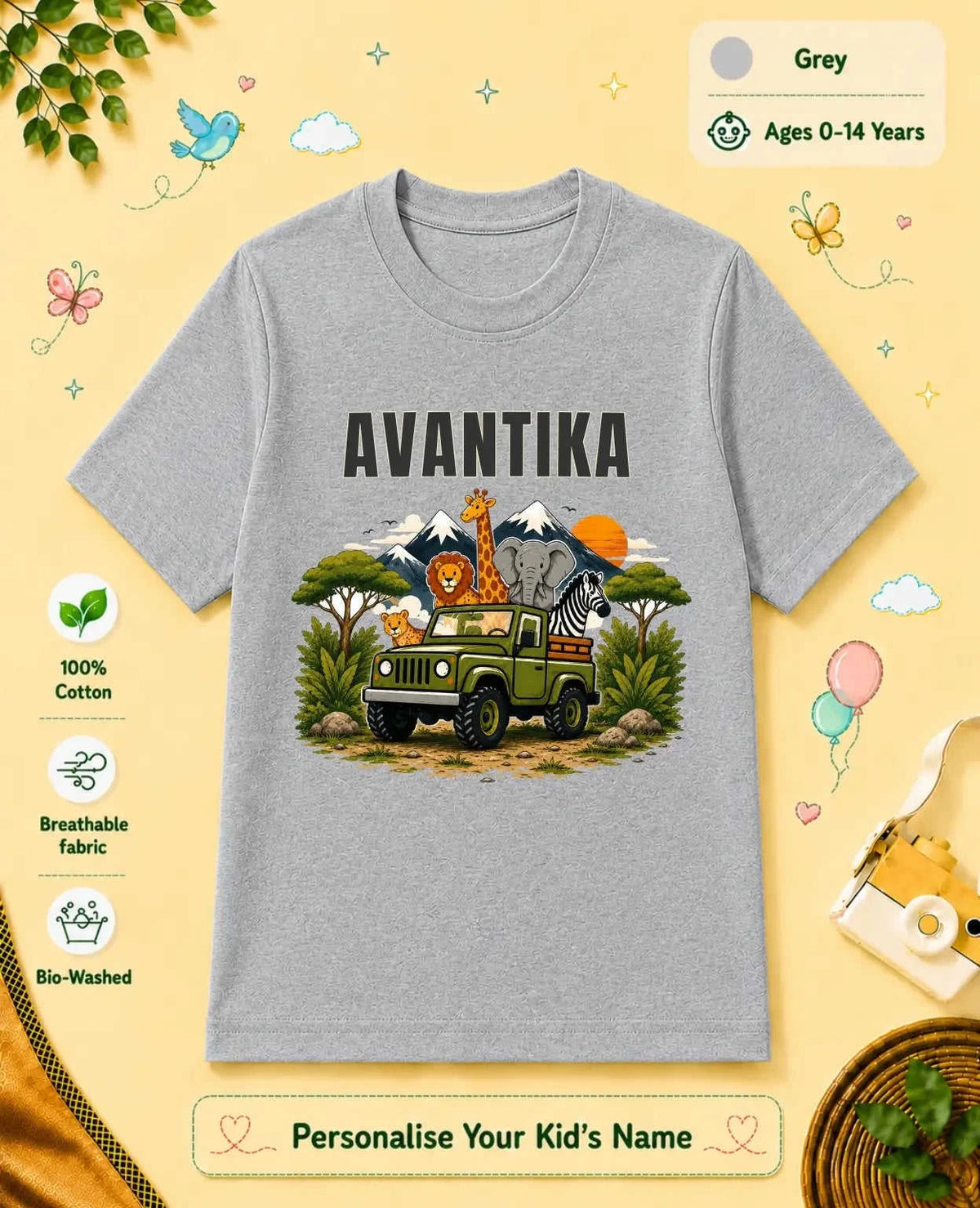 Adventure Custom Kid Cotton Tshirt Swiftsoul