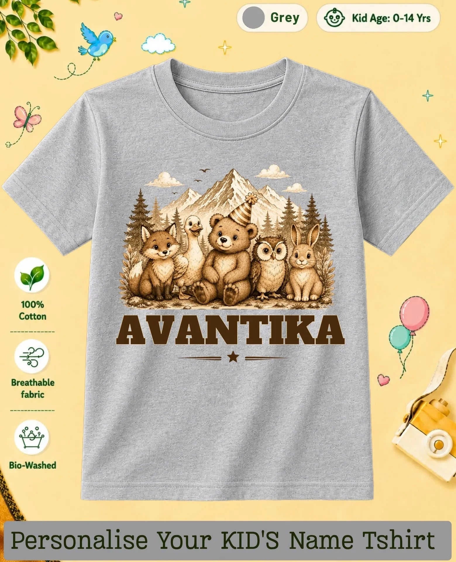 Adventure Custom Kid Cotton Tshirt Swiftsoul