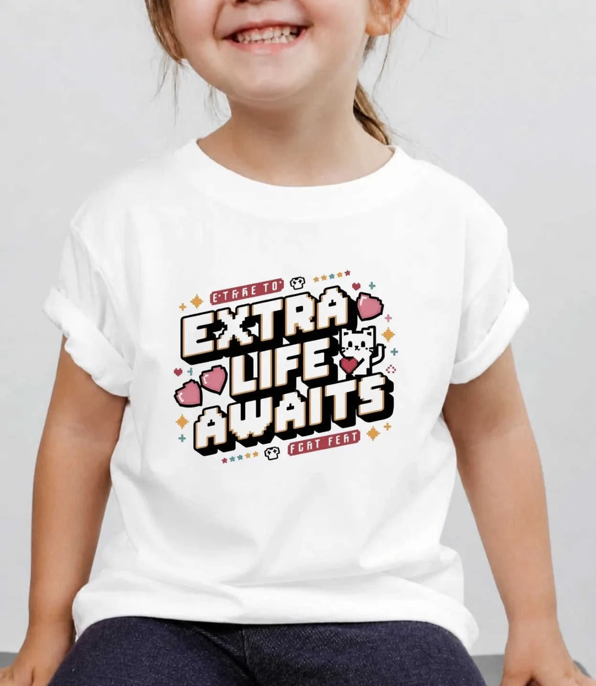 Arcade Kid Cotton Tee Swiftsoul