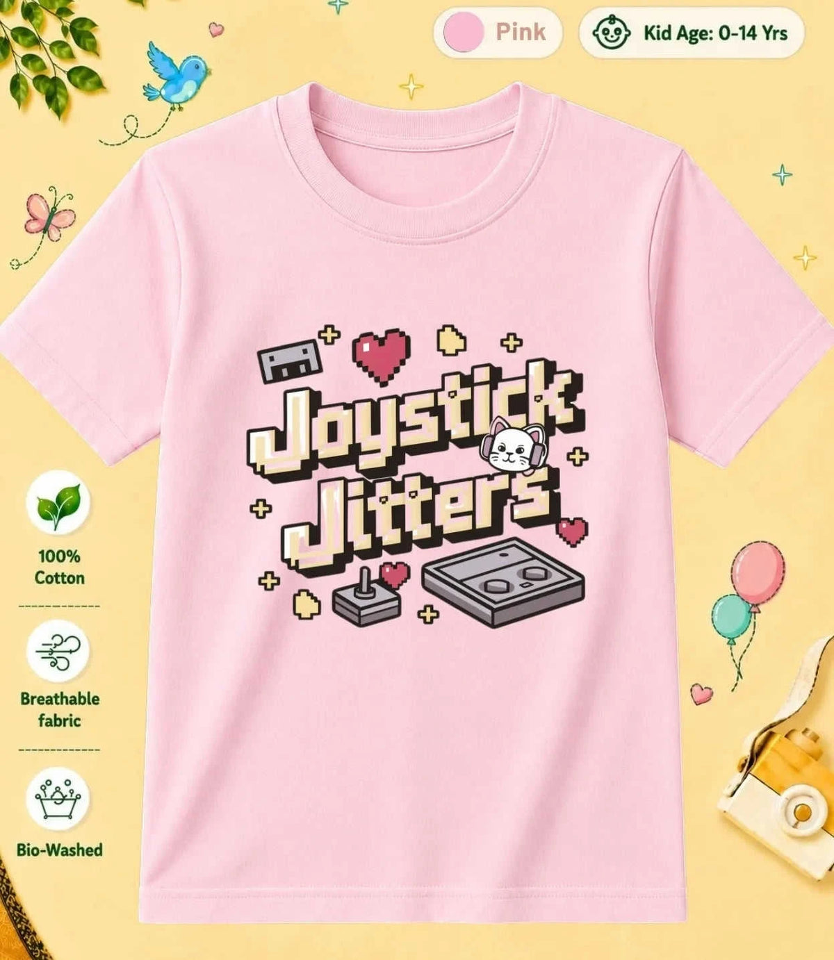 Arcade Kid Cotton Tee Swiftsoul