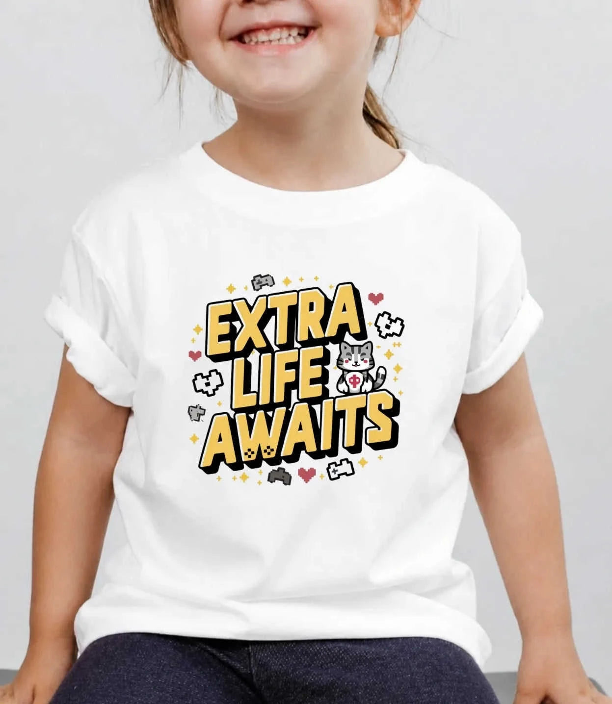 Arcade Kid Cotton Tee Swiftsoul