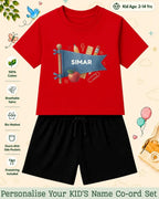 Back To School Custom Kid Co-ord Set Swiftsoul