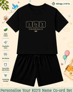 Back To School Custom Kid Co-ord Set Swiftsoul