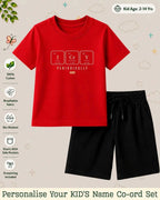 Back To School Custom Kid Co-ord Set Swiftsoul