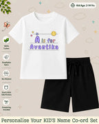 Back To School Custom Kid Co-ord Set Swiftsoul