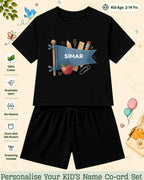 Back To School Custom Kid Co-ord Set Swiftsoul