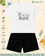 Back To School Custom Kid Co-ord Set Swiftsoul
