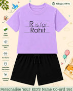 Back To School Custom Kid Co-ord Set Swiftsoul