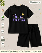 Back To School Custom Kid Co-ord Set Swiftsoul