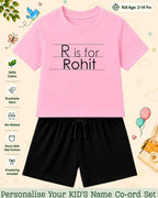 Back To School Custom Kid Co-ord Set Swiftsoul