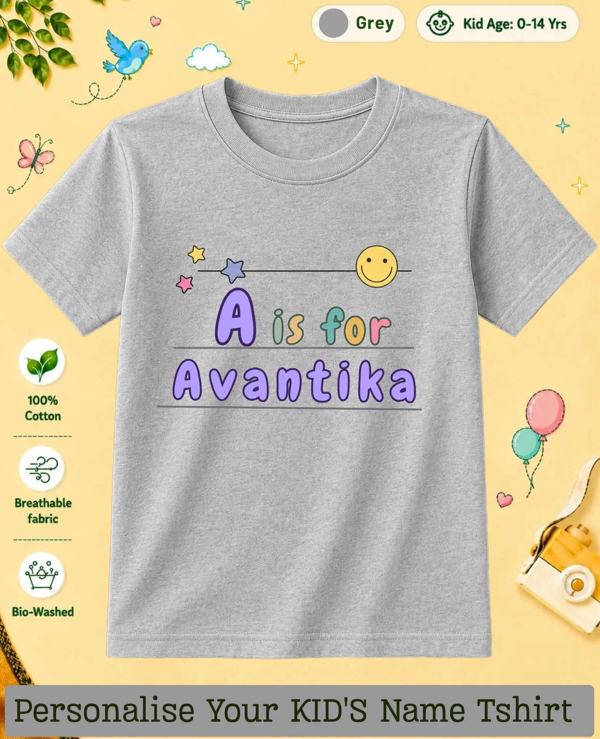 Back To School Custom Kid Cotton Tshirt Swiftsoul