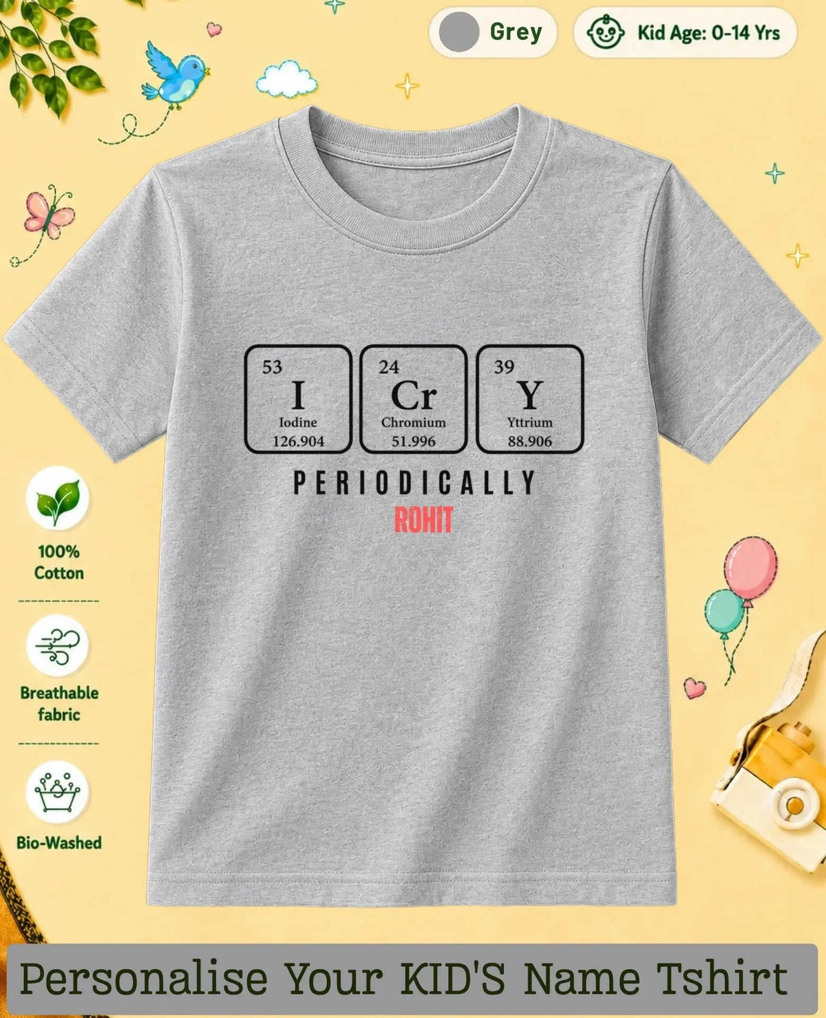 Back To School Custom Kid Cotton Tshirt Swiftsoul