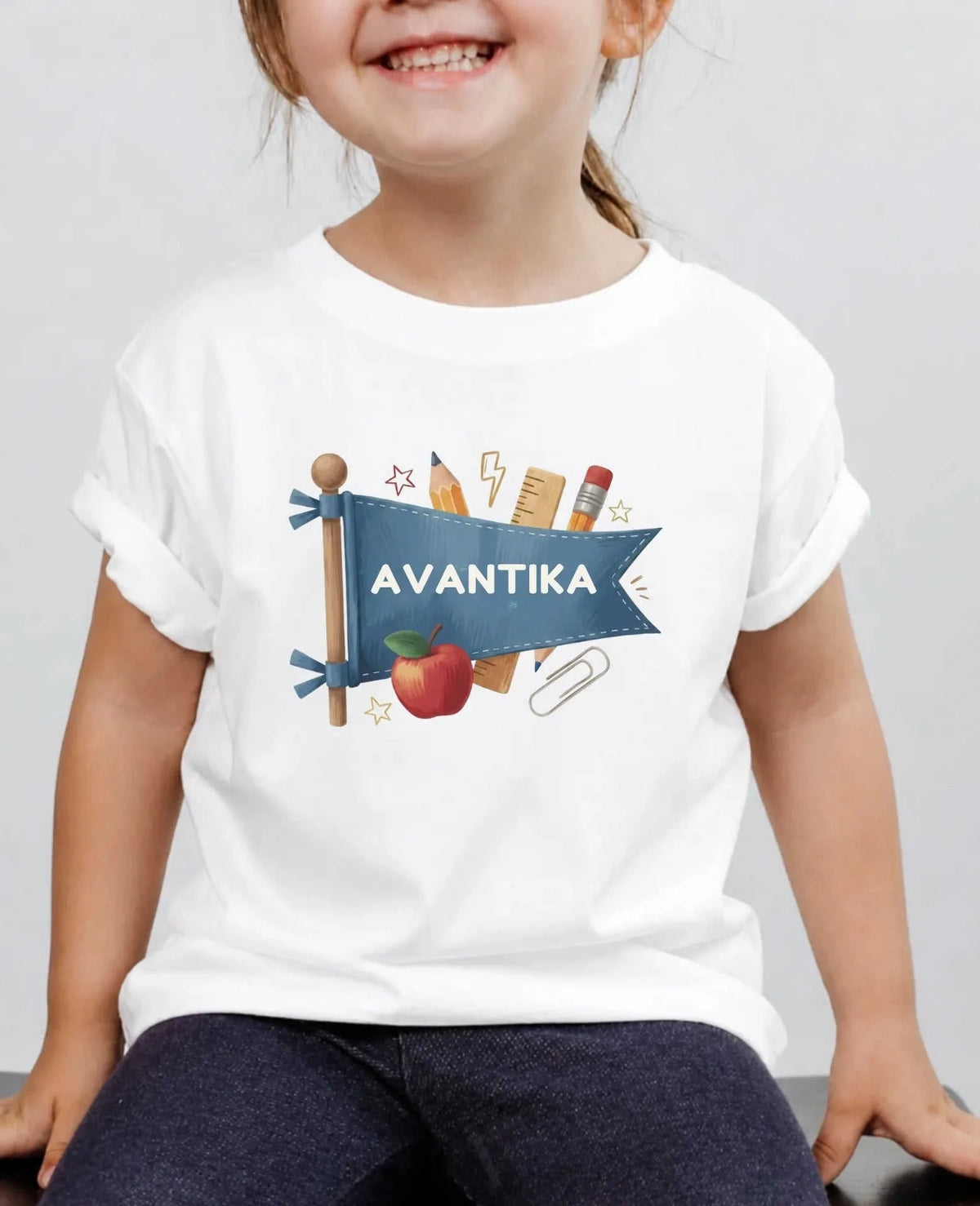 Back To School Custom Kid Cotton Tshirt Swiftsoul