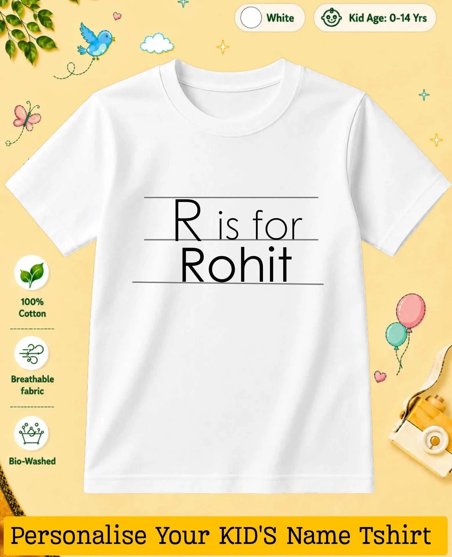 Back To School Custom Kid Cotton Tshirt Swiftsoul