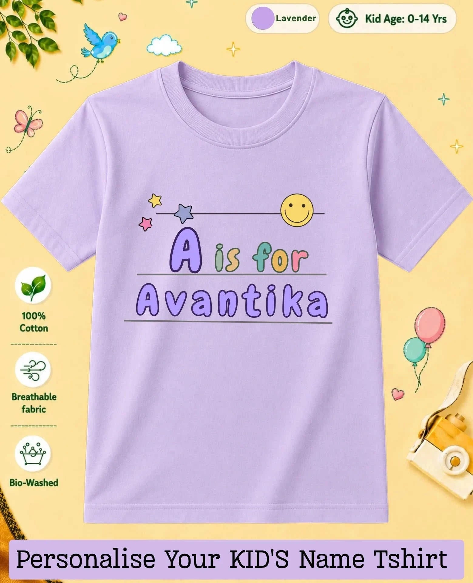 Back To School Custom Kid Cotton Tshirt Swiftsoul