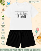 Back To School Custom Kid's Co-ord Set Swiftsoul