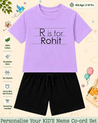 Back To School Custom Kid's Co-ord Set Swiftsoul