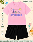 Back To School Custom Kid's Co-ord Set Swiftsoul