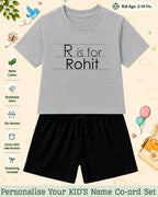 Back To School Custom Kid's Co-ord Set Swiftsoul